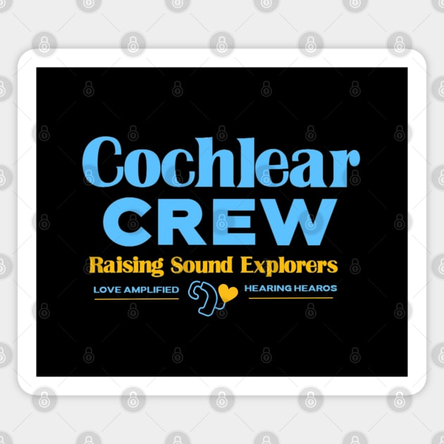 Cochlear Crew Raising Sound Explorers | Cochlear Implant Sticker by RusticWildflowers